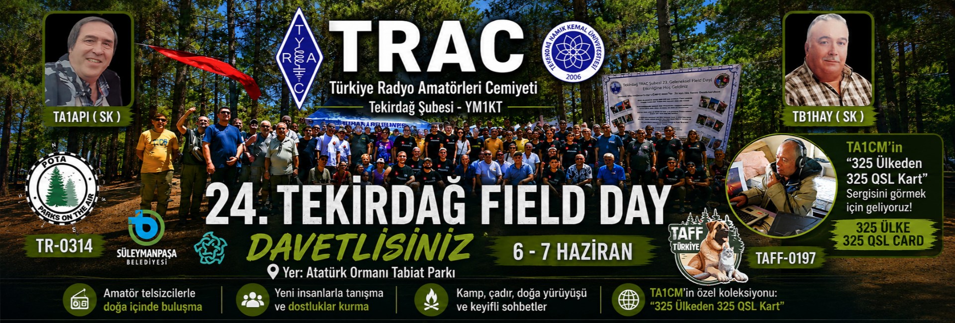 TRAC Tekirdağ 24. Field Day Buluşması 2026