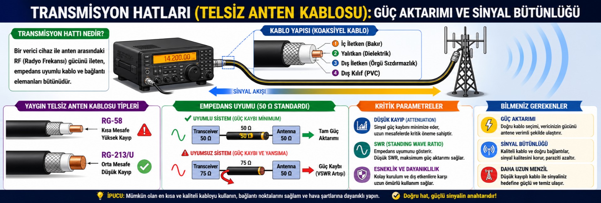 Transmisyon Hatları (Telsiz Anten Kablsu)