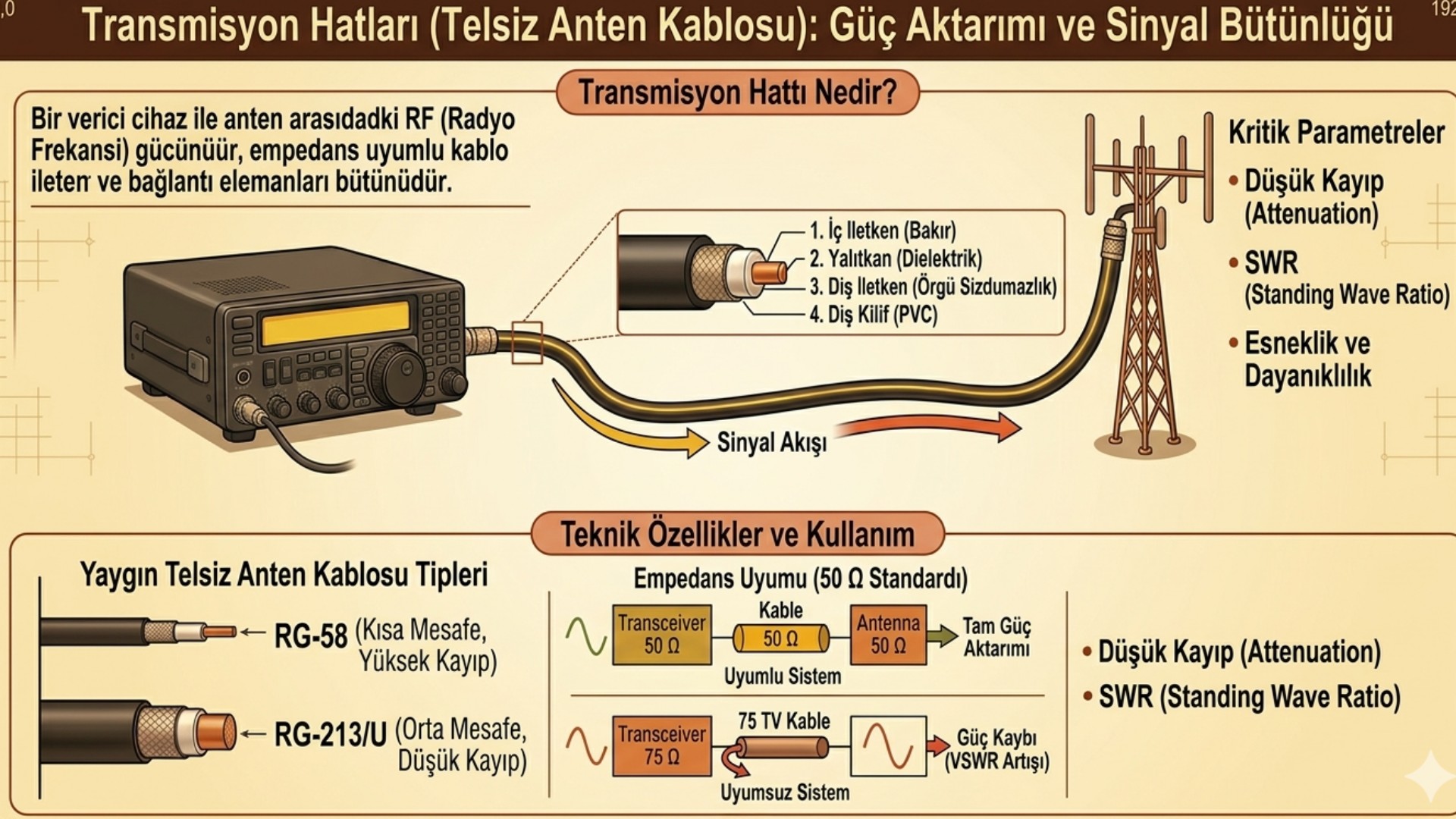 Transmisyon Hatları (Telsiz Anten Kablsu)