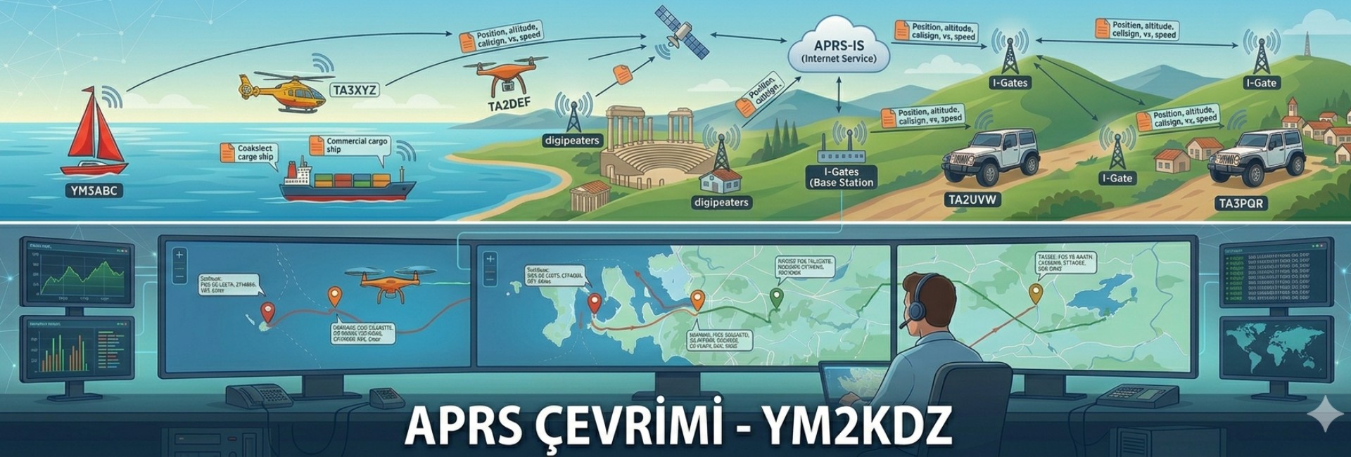 Aprs Çevrimine Tüm Radyo Amatörü Dostlarımızı Bekleriz.